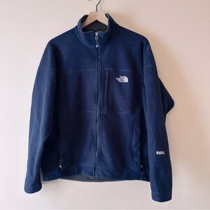 North Face Windwall Jacket Fleece Navy Blue M